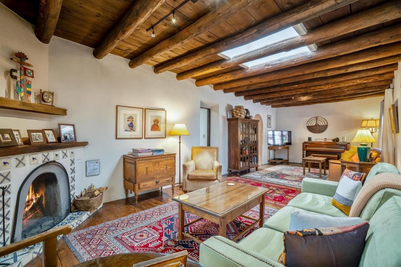 3BD Garcia Street Adobe Villa Santa Fe Exterior foto