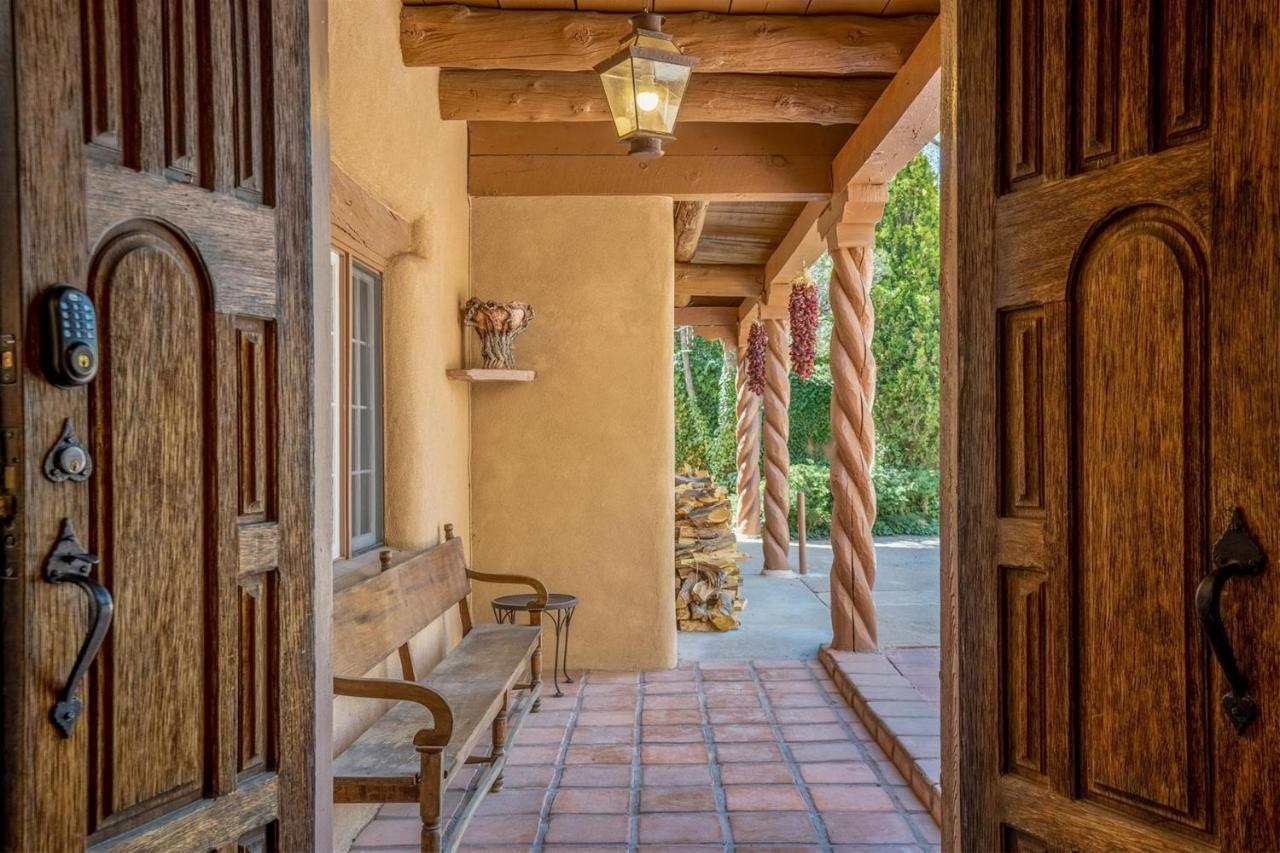 3BD Garcia Street Adobe Villa Santa Fe Exterior foto