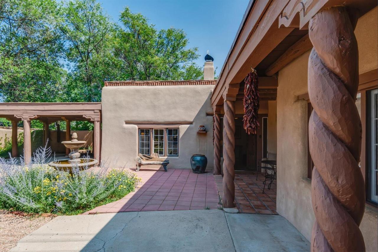 3BD Garcia Street Adobe Villa Santa Fe Exterior foto